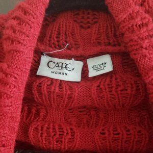 Cato red size 22/24 Cardigan